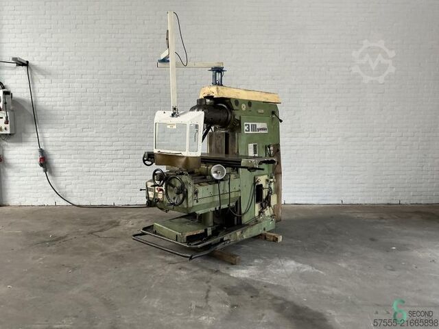 Fraiseuse Gambin 3M, 1000x420x710 mm, année 1969 Gambin 3M, 1000x420x710mm