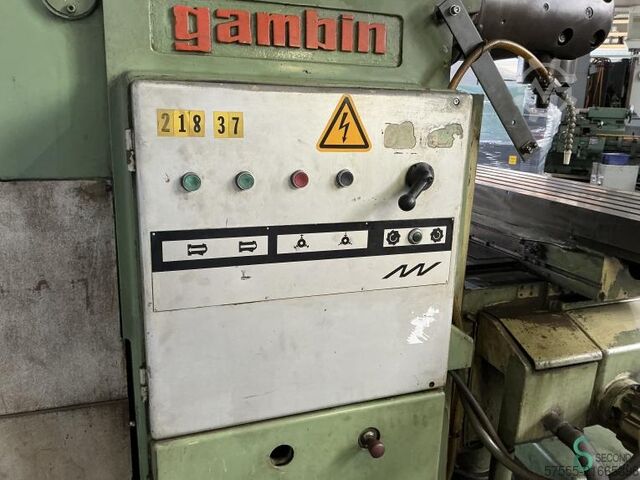 Fraiseuse Gambin 3M, 1000x420x710 mm, année 1969 Gambin 3M, 1000x420x710mm