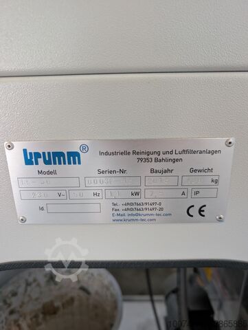 Industriel rengøringskabine Krumm RK 30