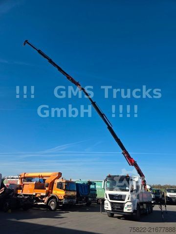 Ladbil med lad MAN TGS 35.460 / 8X4 / 28m Kran Fassi 365 + Flyjib