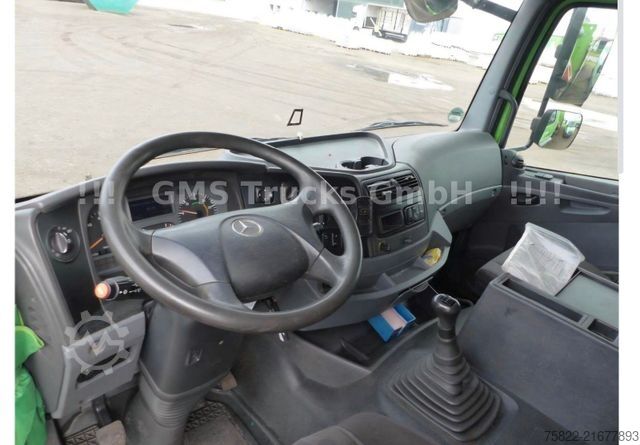 Tre-sidet tipbil MERCEDES-BENZ Axor 1829 / E5 / ALU Kipper / Atlas Kran
