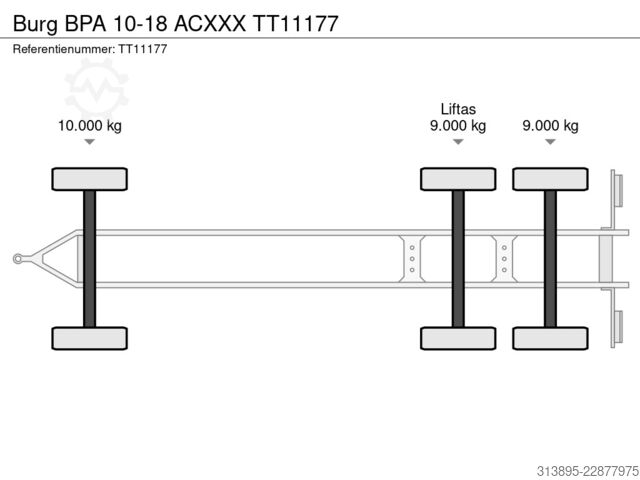 Containertransport Burg BPA 10-18 ACXXX