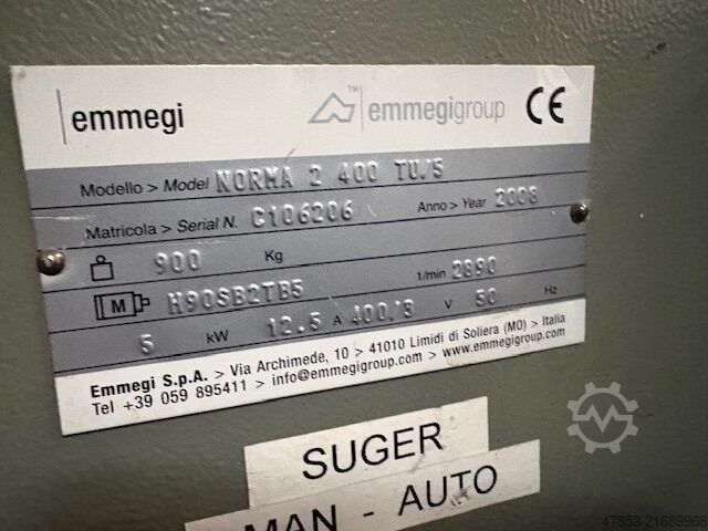 Kétfejes keresztvágó fűrész EMMEGI NORMA /2/ 400/ TU5