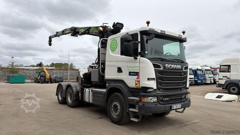 Standaard trekker Scania R580 (EURO 6 / FRENCH TRUCK / BIG HUB / 6X4 / T...