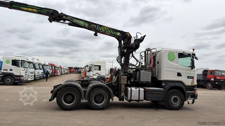 Standaard trekker Scania R580 (EURO 6 / FRENCH TRUCK / BIG HUB / 6X4 / T...