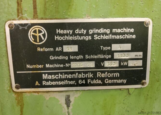 Messerschleifmaschine Reform AR 18 Modell 4