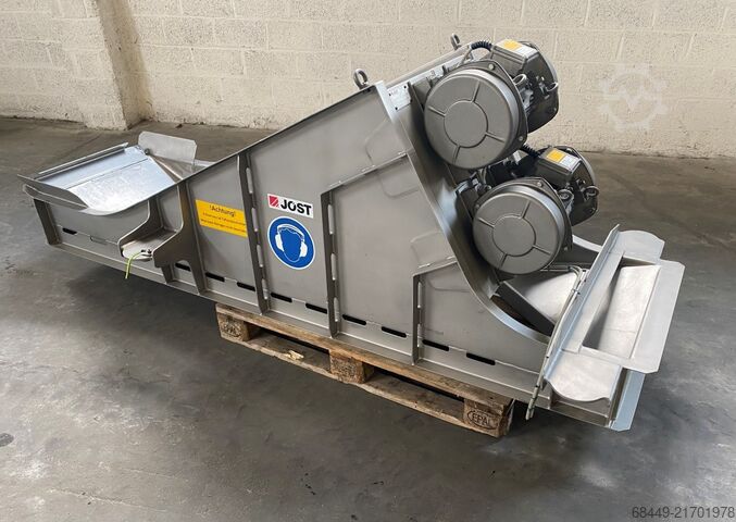 Tamis lineair vibrant, FUF 600/-150x2500 Jost Trilgoot, Type FUF 600/ - 150 x 2500