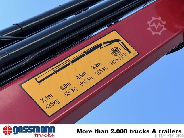 Kamyon üzerine monteli vinç  HMF 340-K3 RC, Funk