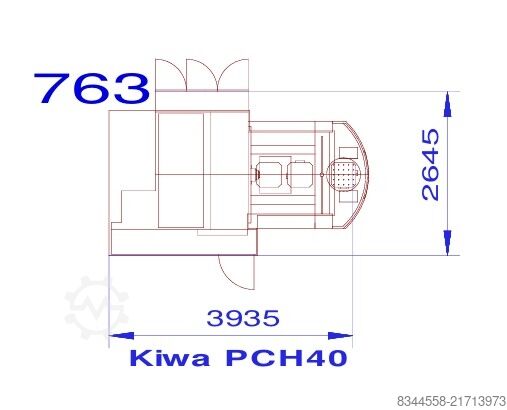 Centro di lavoro orizzontale Kiwa PCH400