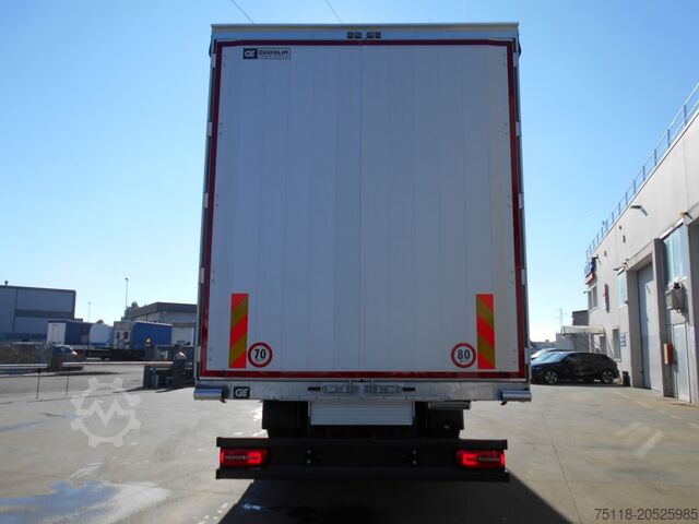 Camión con plataforma y lona DAF XF 480 FAN 6x2 - CENTINA 24 EPAL