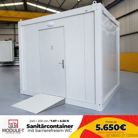 Container sanitario senza barriere / WC nuovo Module T Germany GmbH Sanitärcontainer barrierefrei 2,40×2,00
