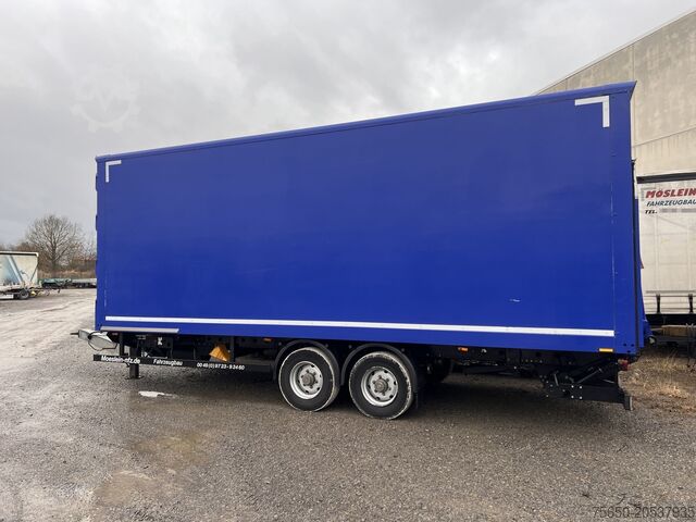 Koffer aanhanger Möslein TKO 105 DL Schwebheim Tandem Koffer, Ladebordwand + Durchladbar, Wenig Benutzt
