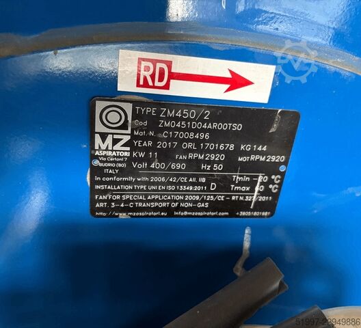 Ventilator MZ Aspiratori ZM 450/2