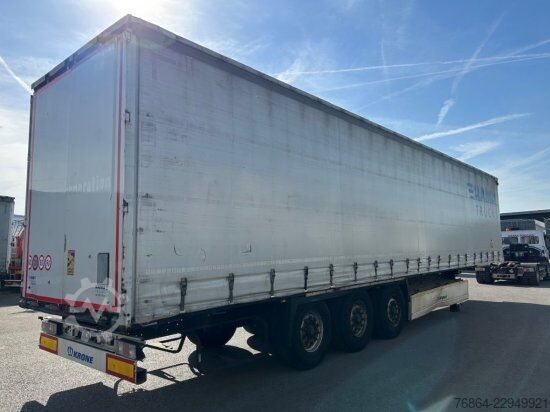 Open oplegger met zeil KRONE SD TAUTLINER, EDSCHA-VERDECK,  BPW-ACHSEN,