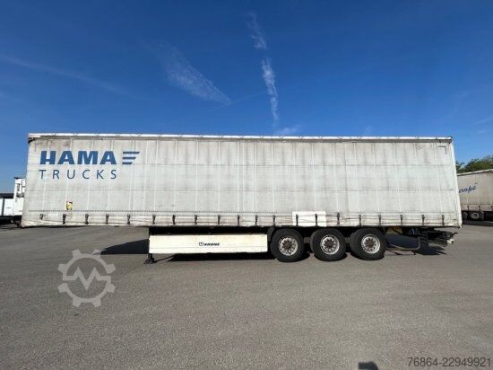 Open oplegger met zeil KRONE SD TAUTLINER, EDSCHA-VERDECK,  BPW-ACHSEN,