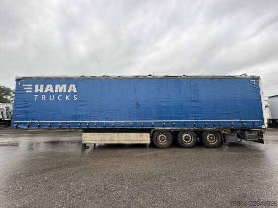 Open oplegger met zeil KRONE SD 24 TAUTLINER, BPW-ACHSEN, LIFTACHSE, EDSCHA-VERDECK,