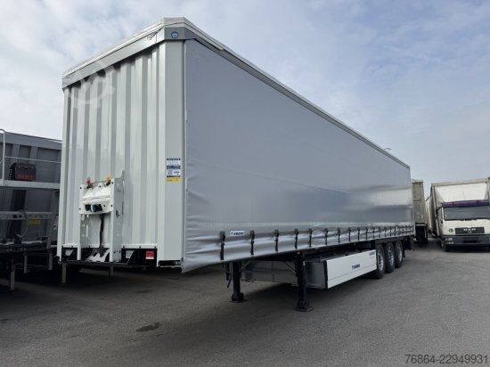 Open oplegger met zeil KRONE PROFI LINER, LIFTACHSE,