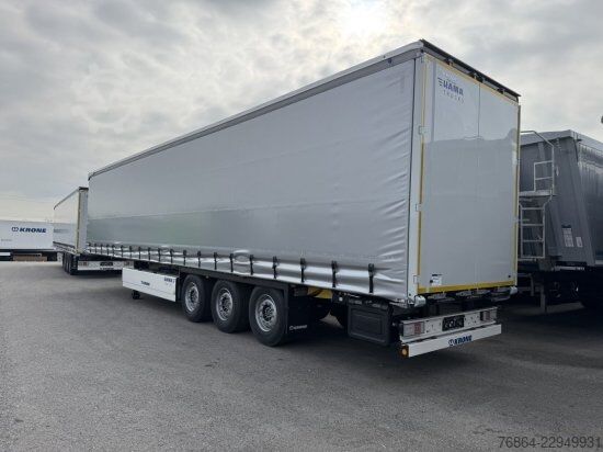 Open oplegger met zeil KRONE PROFI LINER, LIFTACHSE,