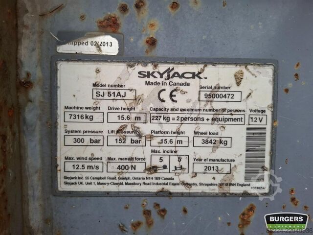 Artikulisan teleskopski bum lift Skyjack SJ51 AJ