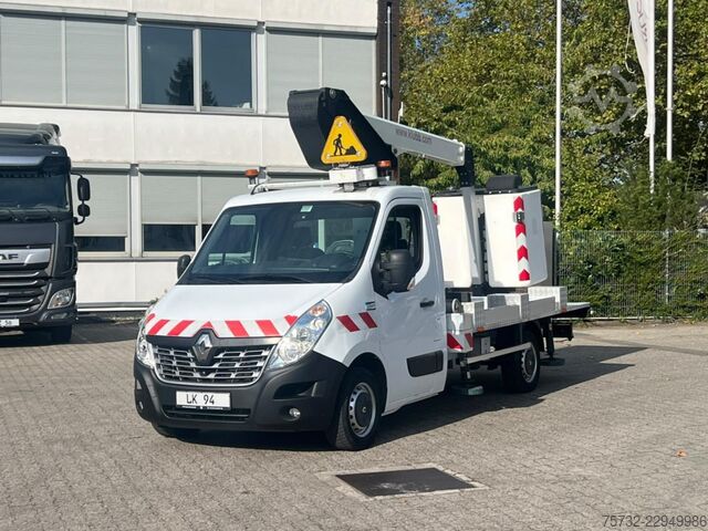 Vrachtwagenhoogwerker Renault Master  Bühne KLUBB 11m   2 Personen Korb 200kg
