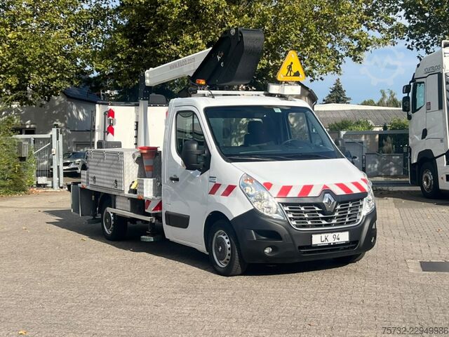 Vrachtwagenhoogwerker Renault Master  Bühne KLUBB 11m   2 Personen Korb 200kg
