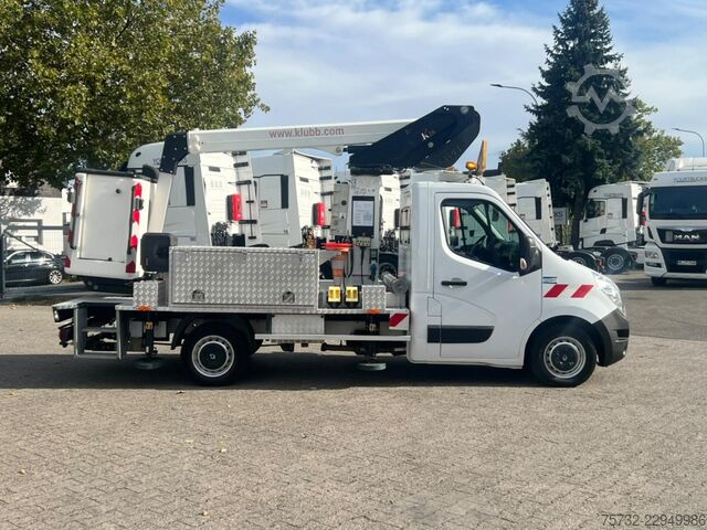 Vrachtwagenhoogwerker Renault Master  Bühne KLUBB 11m   2 Personen Korb 200kg