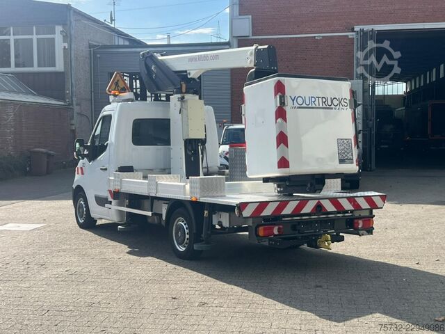 Vrachtwagenhoogwerker Renault Master  Bühne KLUBB 11m   2 Personen Korb 200kg