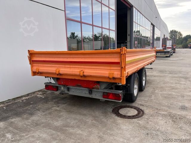 Kiepaanhangwagen Obermaier 14  14,2 t Tandemkipper- Tieflader