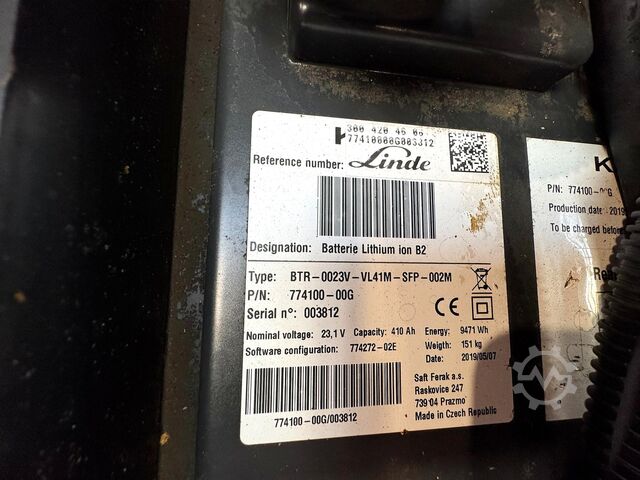 2019 Manutenzione + UVV 04/2027 1853 ore Linde D12HPAP