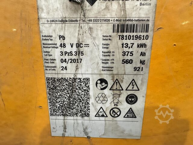 2018 service + UVV til 09/2027 Jungheinrich EZS580