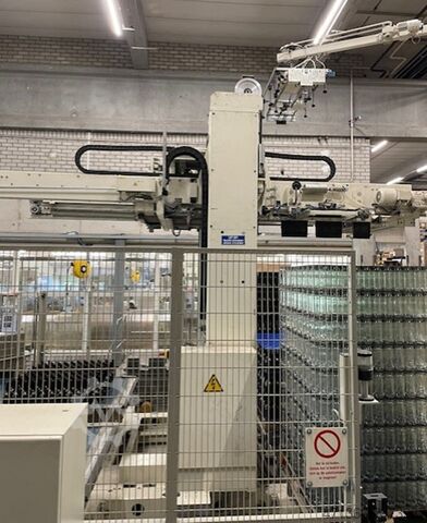 Fyllningslinje för glasflaskor med ROPP-lock, komplett linje från lager Fimer, Kettner, Krones, Arol 