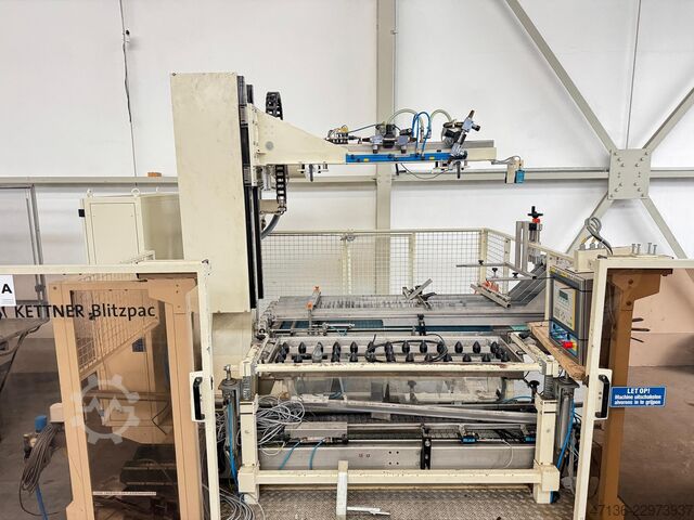 Fyllningslinje för glasflaskor med ROPP-lock, komplett linje från lager Fimer, Kettner, Krones, Arol 