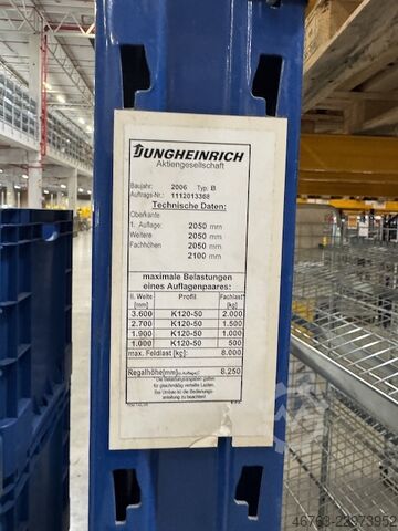 Ύψος πλαισίου παλετοθήκης περίπου 8 μ., 500 kg Jungheinrich Typ: B