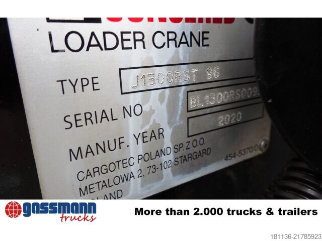 Afzetcontainer  Abrollcontainer mit Kran Jonsered 1300RST96, Funk