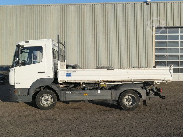 Kiepwagen bestelauto MERCEDES-BENZ 818 K Atego 4x2, Meiller, AHK, 3. Sitz, 168tkm.