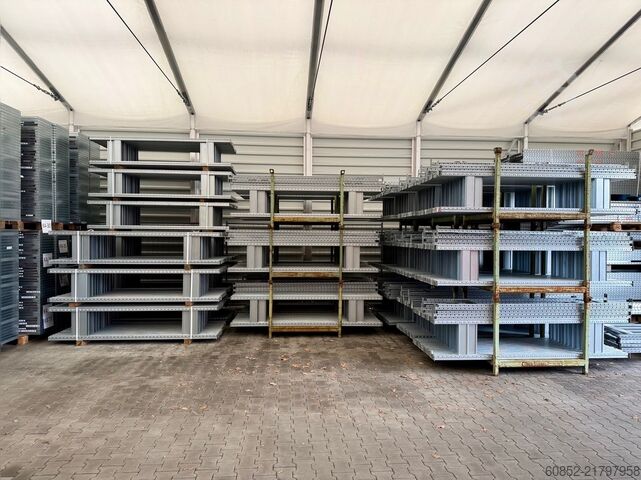 Estantería modular 100 lfm SSI Schäfer R3000 Fachbodenregal 249cm hoch, 50cm tief, 6 Lagerebenen