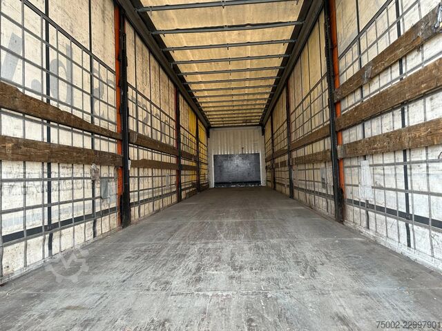 Krone, vnitřní výška 280 cm / zvedací náprava / schránka na palety / nápravy BPW s bubnovými brzdami Krone 280cm inside height / liftaxle / palletbox / BP...
