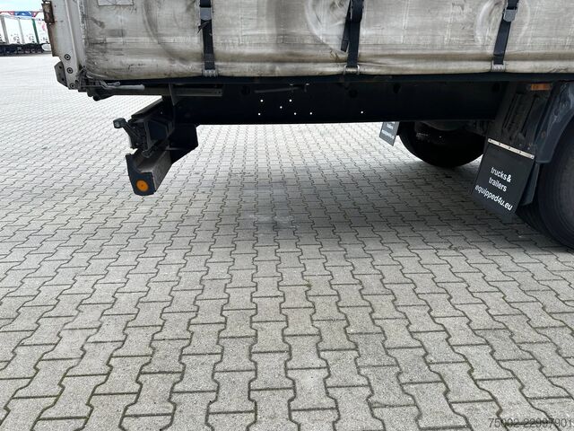 Krone, vnitřní výška 280 cm / zvedací náprava / schránka na palety / nápravy BPW s bubnovými brzdami Krone 280cm inside height / liftaxle / palletbox / BP...
