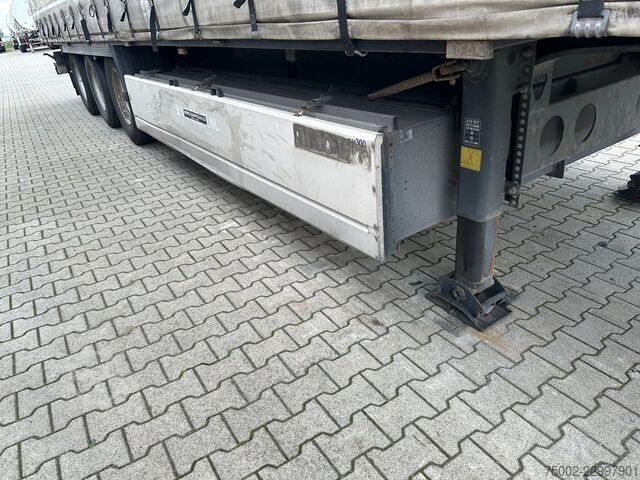 Krone, vnitřní výška 280 cm / zvedací náprava / schránka na palety / nápravy BPW s bubnovými brzdami Krone 280cm inside height / liftaxle / palletbox / BP...
