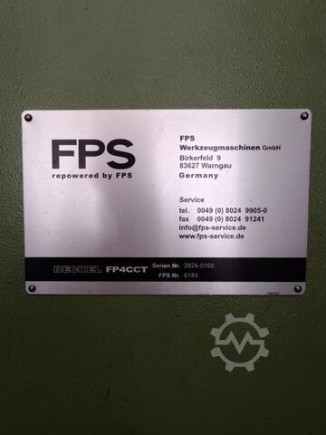 Fraiseuse - Universelle DECKEL FP4 CC/T CNC