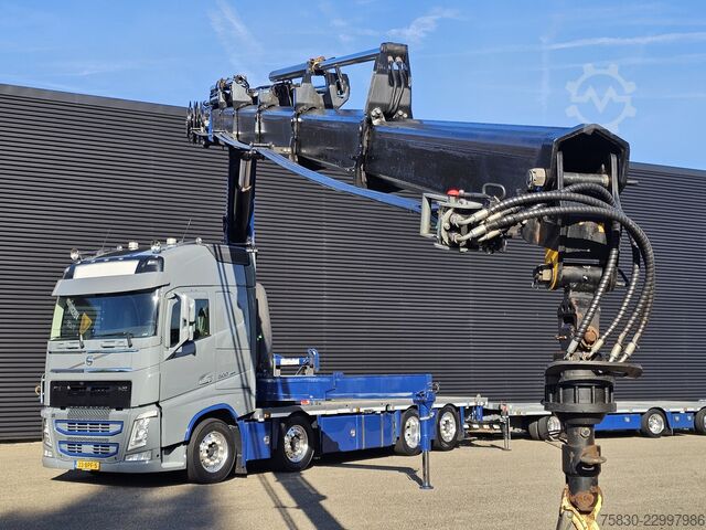 Volvo FH 500 8x2 / Guindaste HMF 70 tm + Reboque Jumbo Volvo FH 500 8x2 / HMF 70 tm CRANE + JUMBO TRAILER