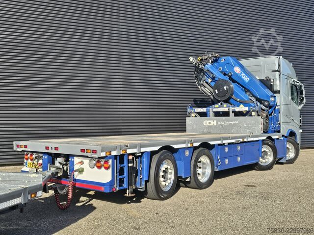 Volvo FH 500 8x2 / Guindaste HMF 70 tm + Reboque Jumbo Volvo FH 500 8x2 / HMF 70 tm CRANE + JUMBO TRAILER