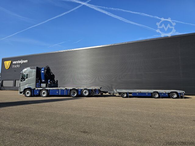 Volvo FH 500 8x2 / Guindaste HMF 70 tm + Reboque Jumbo Volvo FH 500 8x2 / HMF 70 tm CRANE + JUMBO TRAILER
