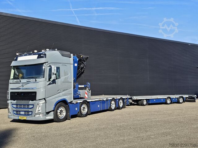 Volvo FH 500 8x2 / Guindaste HMF 70 tm + Reboque Jumbo Volvo FH 500 8x2 / HMF 70 tm CRANE + JUMBO TRAILER