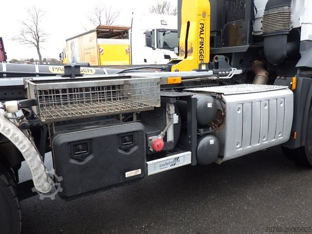 Hákový nosič kontejnerů MERCEDES-BENZ 2548 L 6x4H Pallift T20A Tele-Knick/HAD/Lenkachs