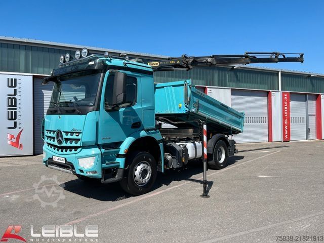 Kiepwagen MERCEDES-BENZ Arocs 1832 Kipper+ Kran Palfinger PK9501*205TKM*