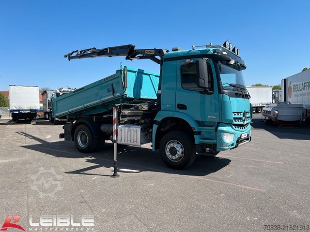 Kiepwagen MERCEDES-BENZ Arocs 1832 Kipper+ Kran Palfinger PK9501*205TKM*