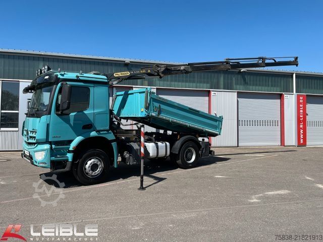 Kiepwagen MERCEDES-BENZ Arocs 1832 Kipper+ Kran Palfinger PK9501*205TKM*