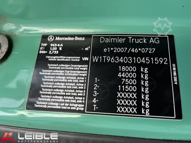 Standardowy ciągnik siodłowy MERCEDES-BENZ Actros 1851*Stream Space*Hydraulik*Standklima*