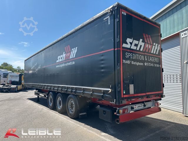 Åben sættevogn med presenning KÖGEL SN 24*Tautliner*Zertifikat XL*SAF-Achsen*